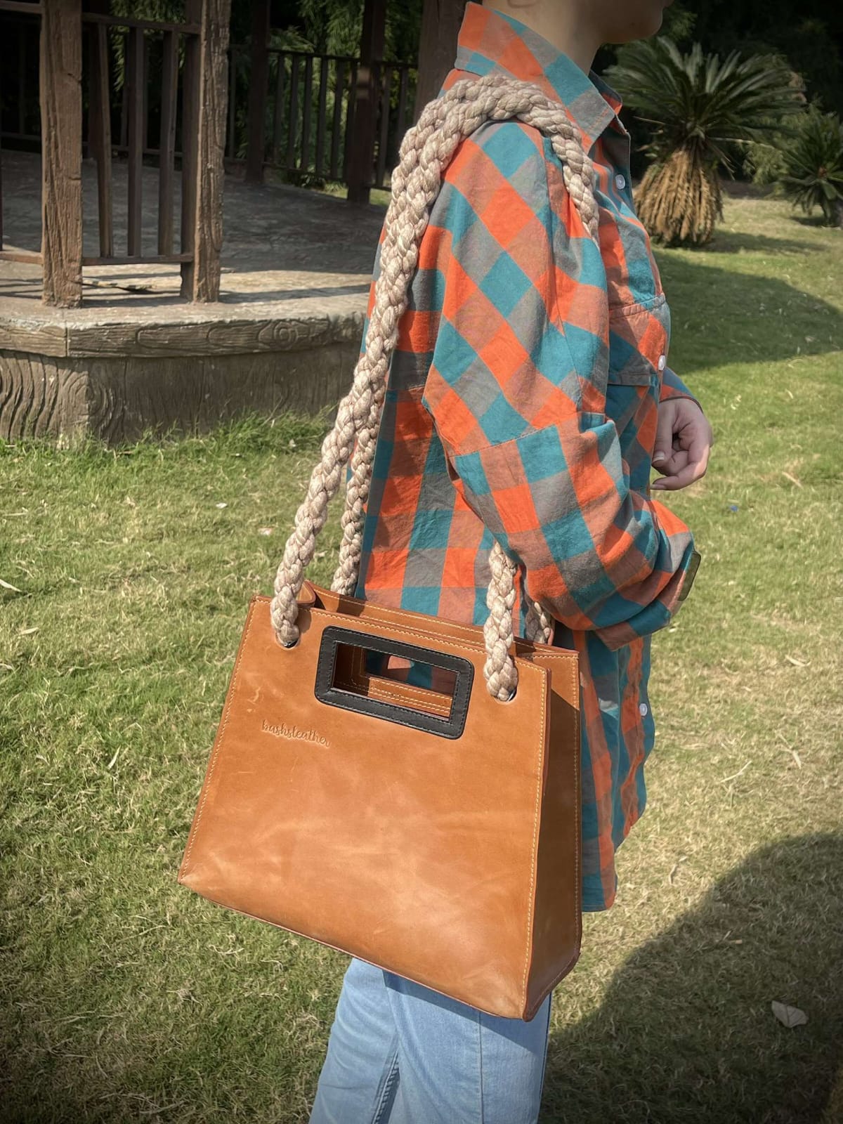 Silvia Leather Tote Bag